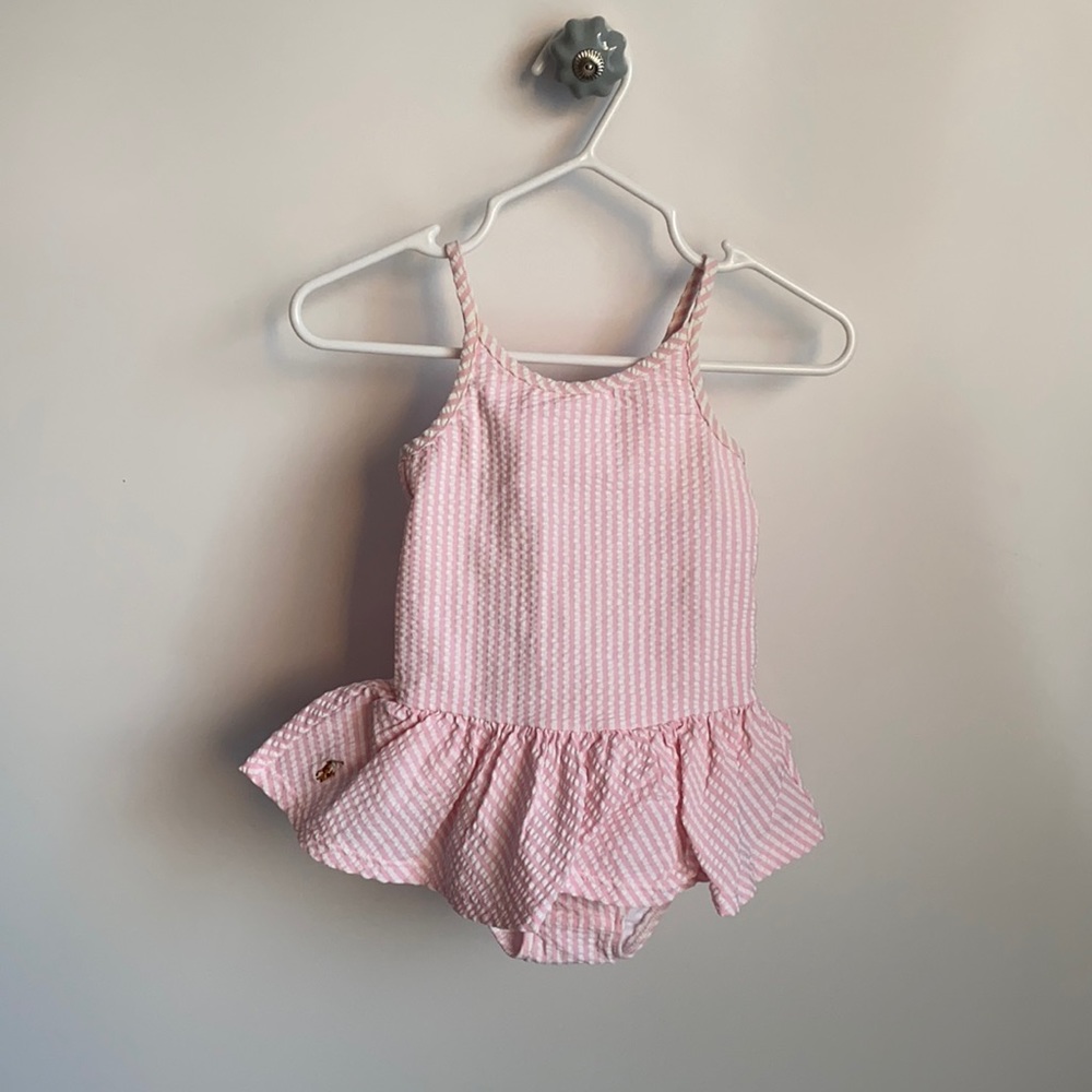 Ralph Lauren Seersucker Swimsuit